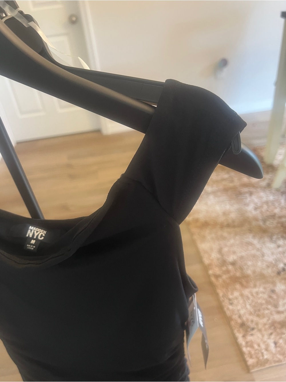 Madden NYC Black Sleeveless Fit-and-Flare Party Dress - Picture 3 of 9
